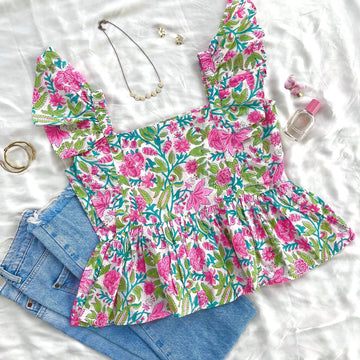 Bell Ruffle Top