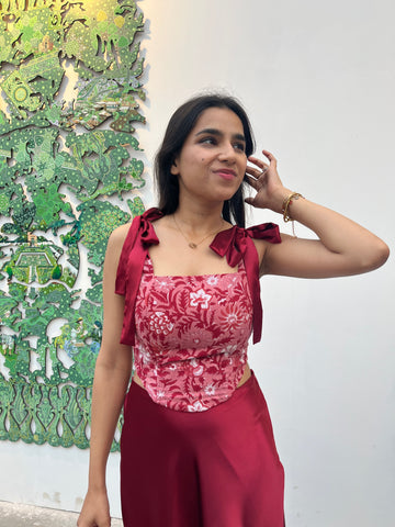 Enchanted Rose Corset Top