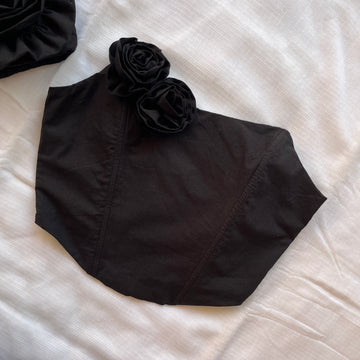 Celestine black Corset Top