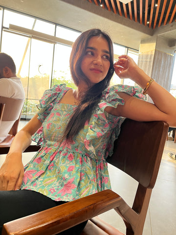 Mia Ruffle Top