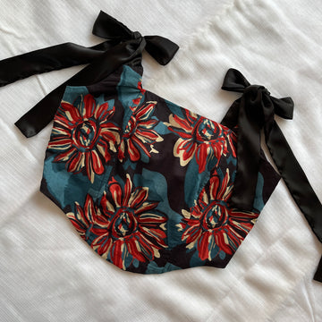 Selene black Corset Top