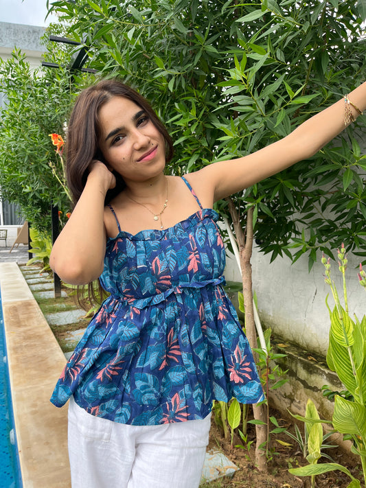 Nerra Back Tie-Up Top