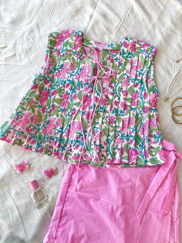 Margot Top with Pink Skort