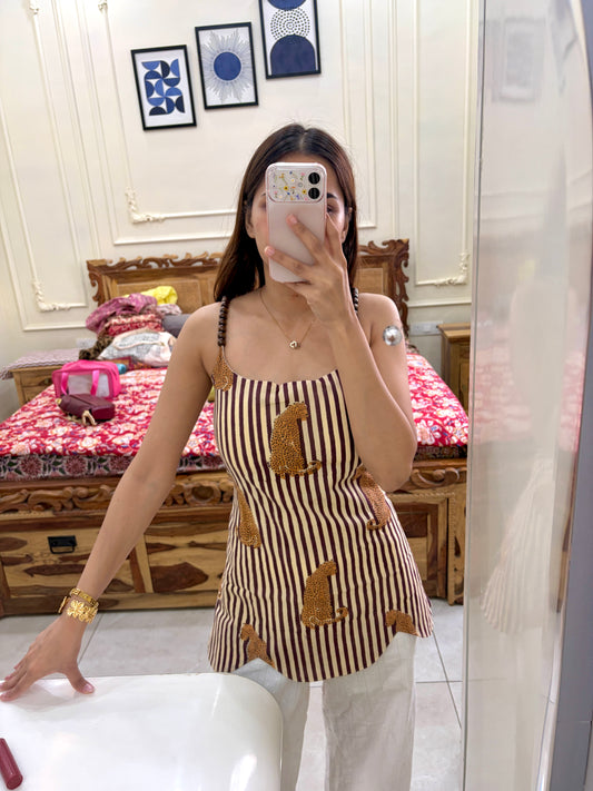 Riya Tiger short Kurti🐯
