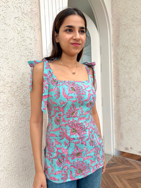 Zara Aqua short Kurti