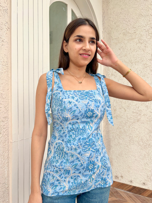Zara Blue short Kurti