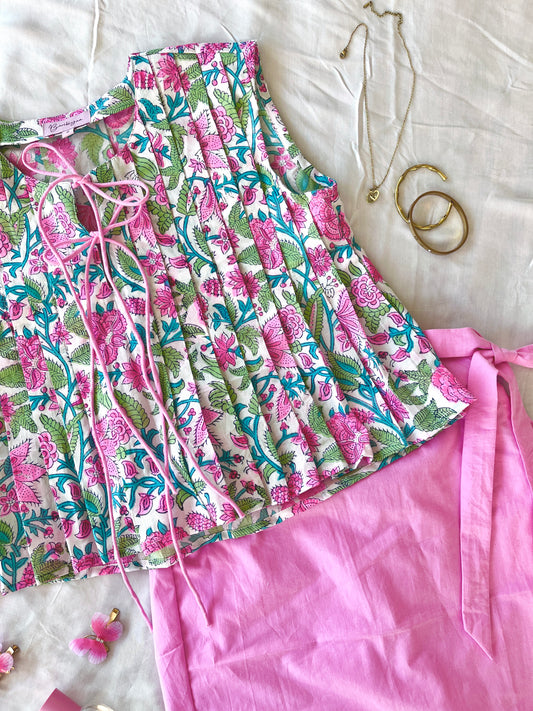 Margot Top with Pink Skort