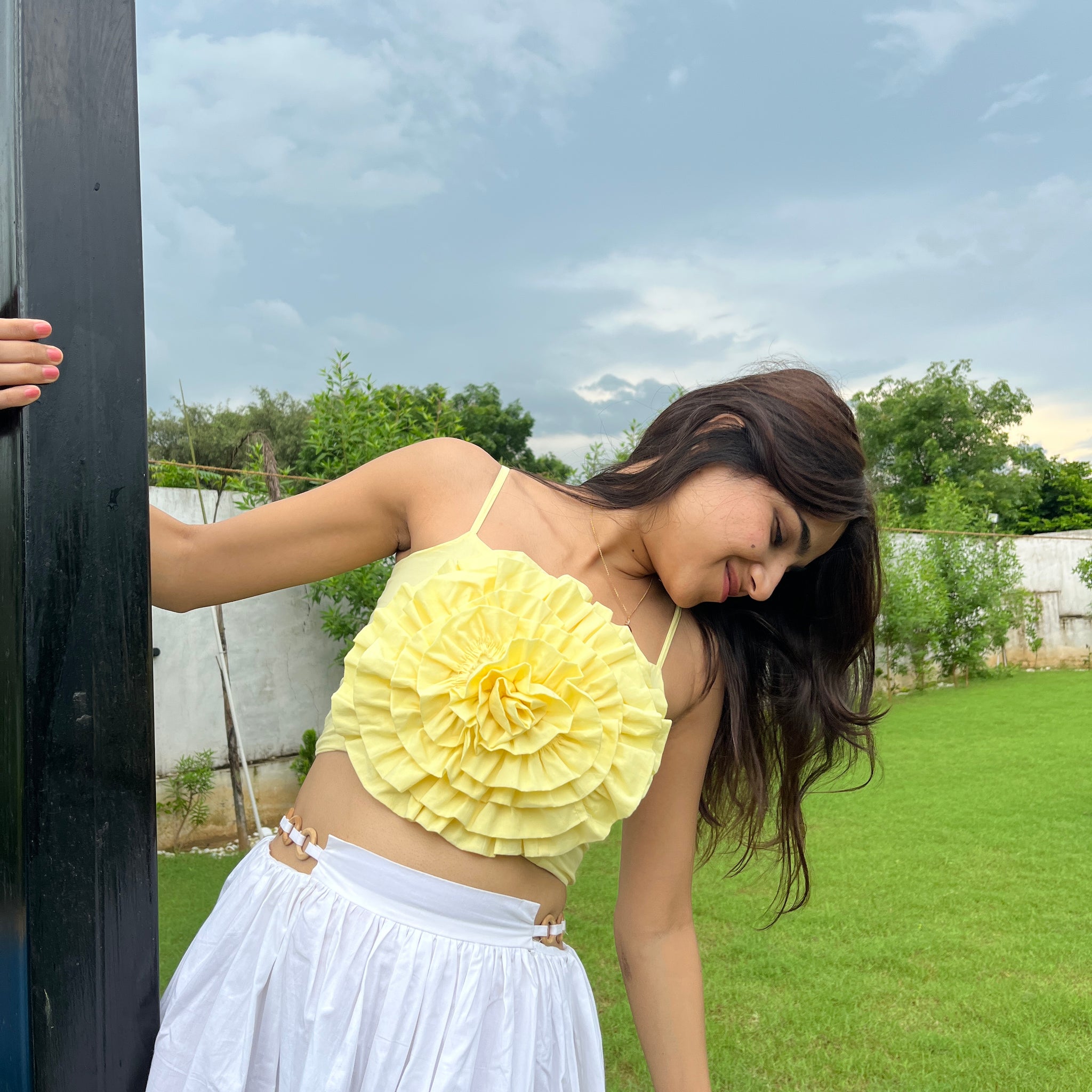Citrus Top & Skirt Set