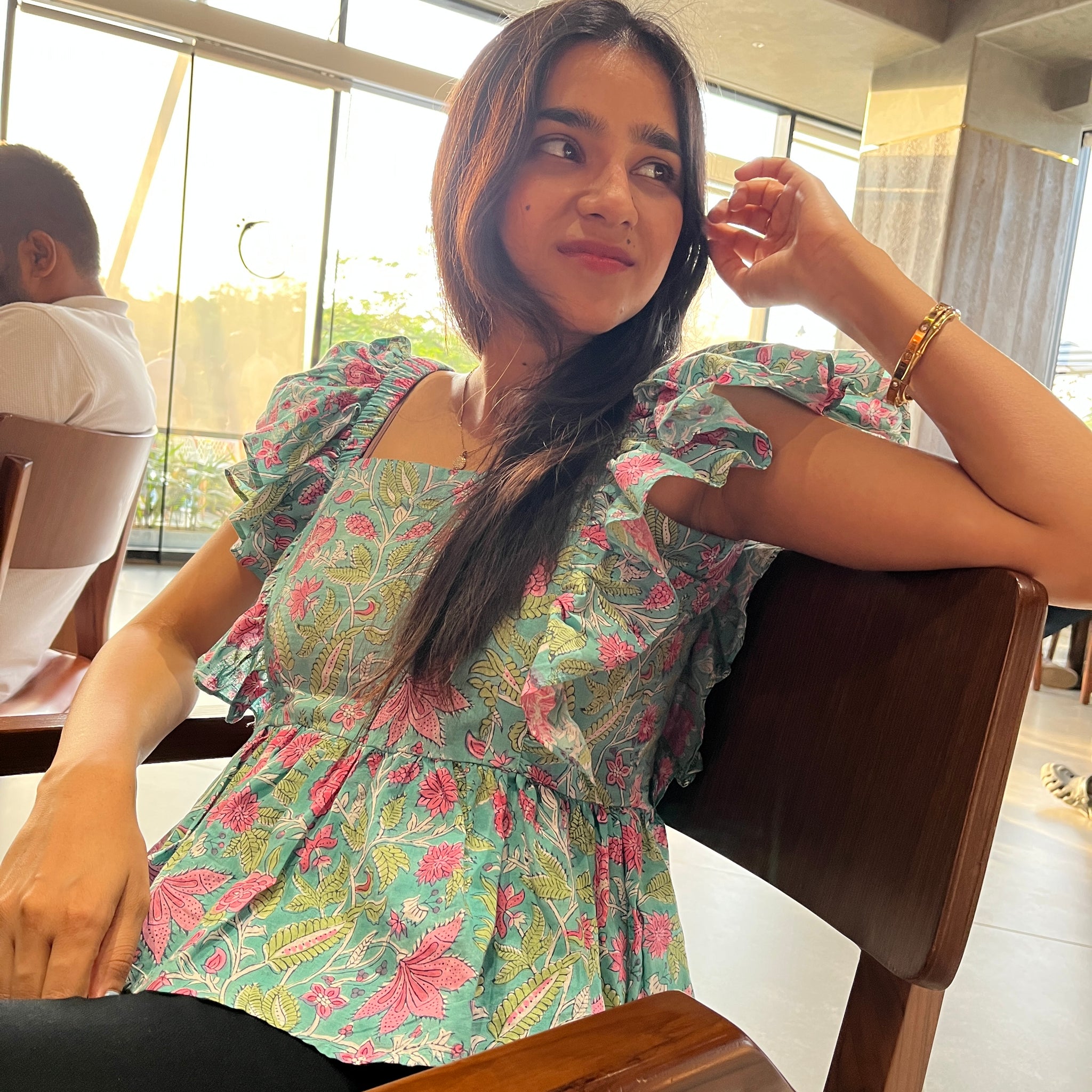 Mia Ruffle Top