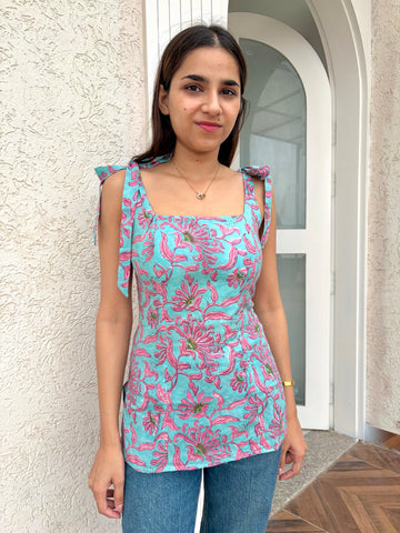 Zara Aqua short Kurti
