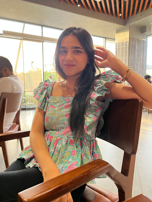 Mia Ruffle Top