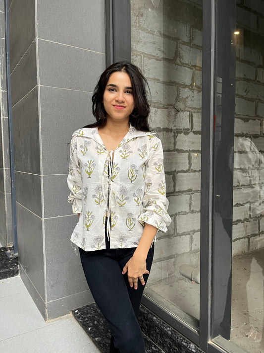 Daffodil Tie-Up Shirt