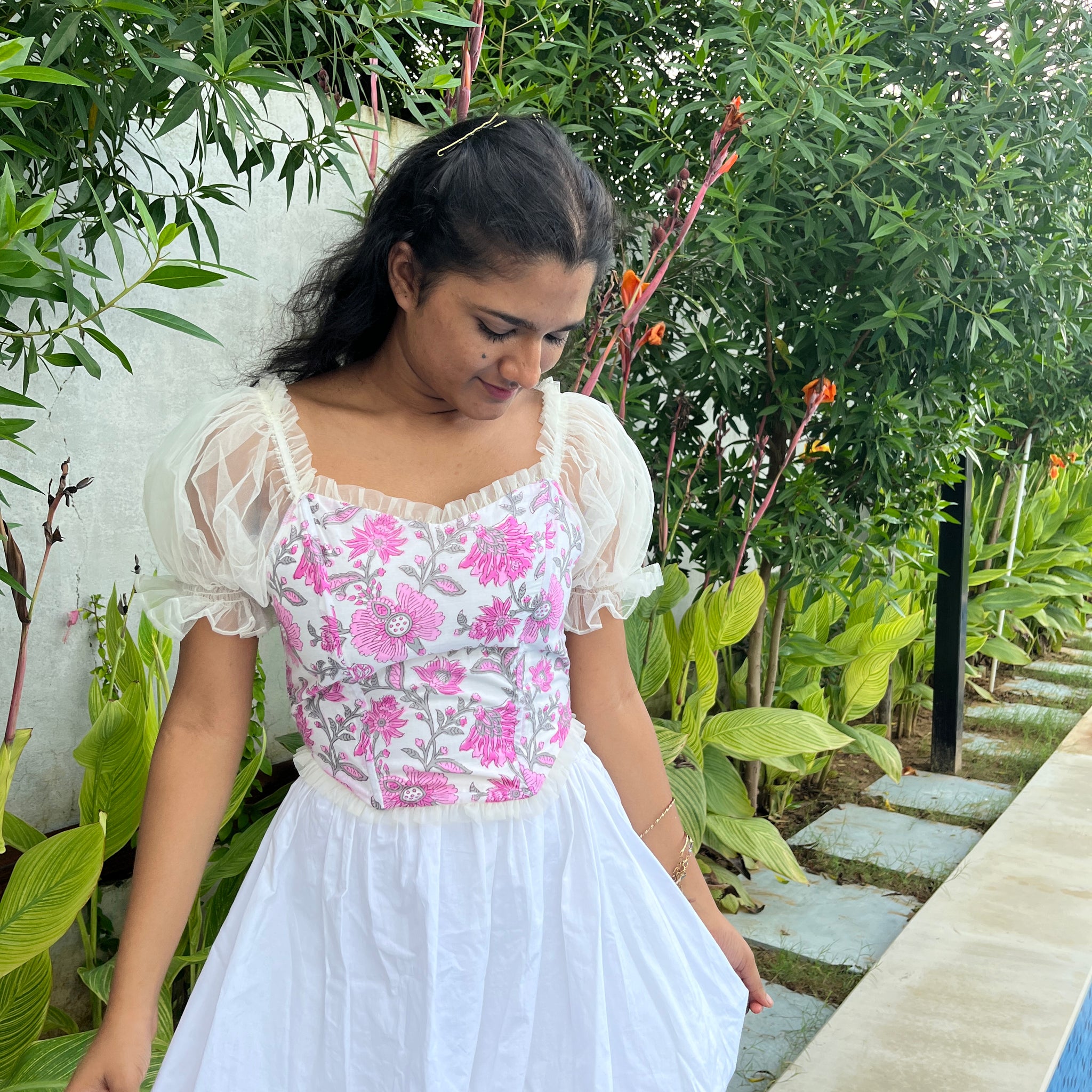 Peony Corset Top