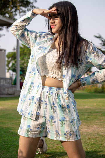 Zoe Co-Ord, Daffodil Wave